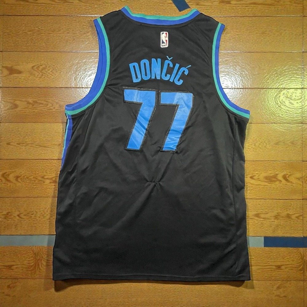 Luka Dončić #77 NBA Dallas Mavericks 2018-19 City Edition Swingman Jersey 54